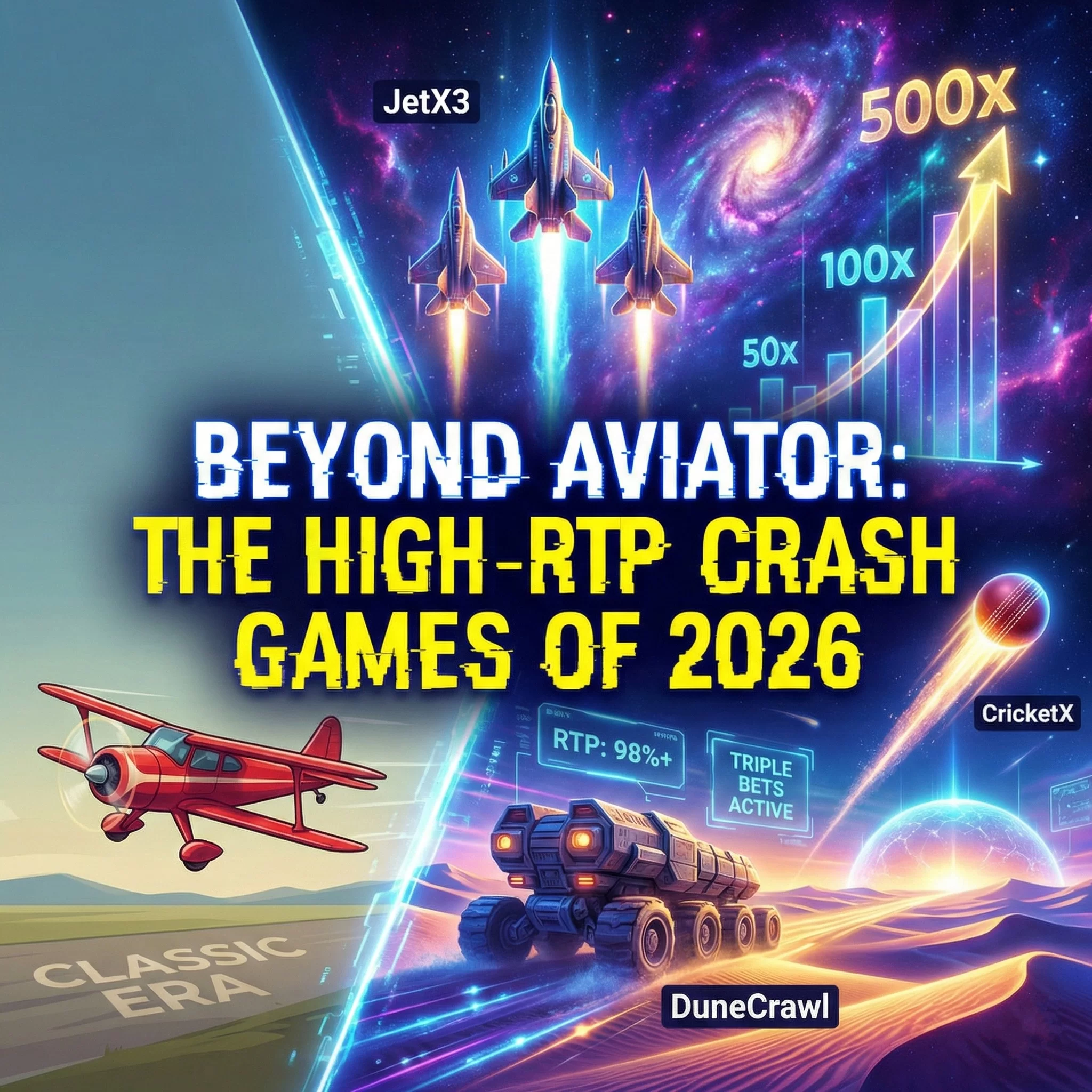 مقارنة أفضل 5 ألعاب كراش لعام 2026