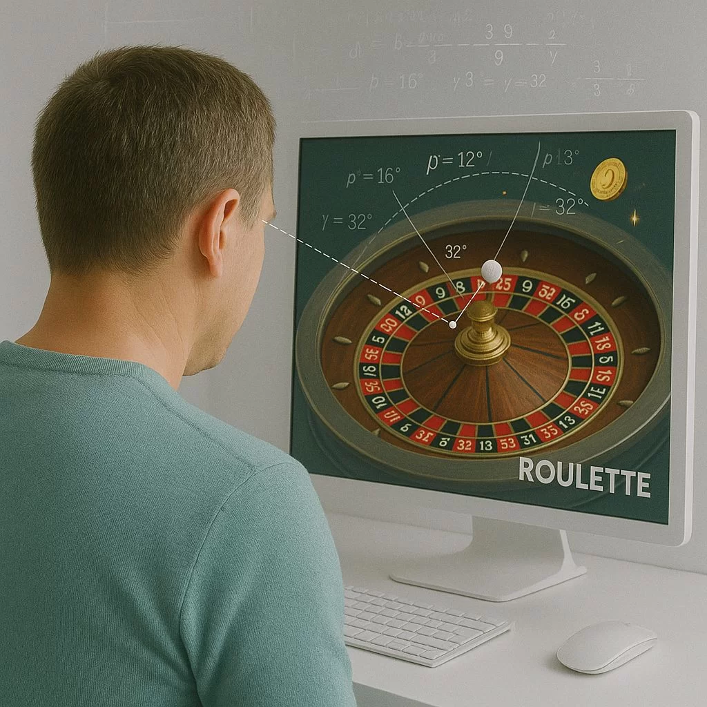 تحليل بصري لعجلة الروليت