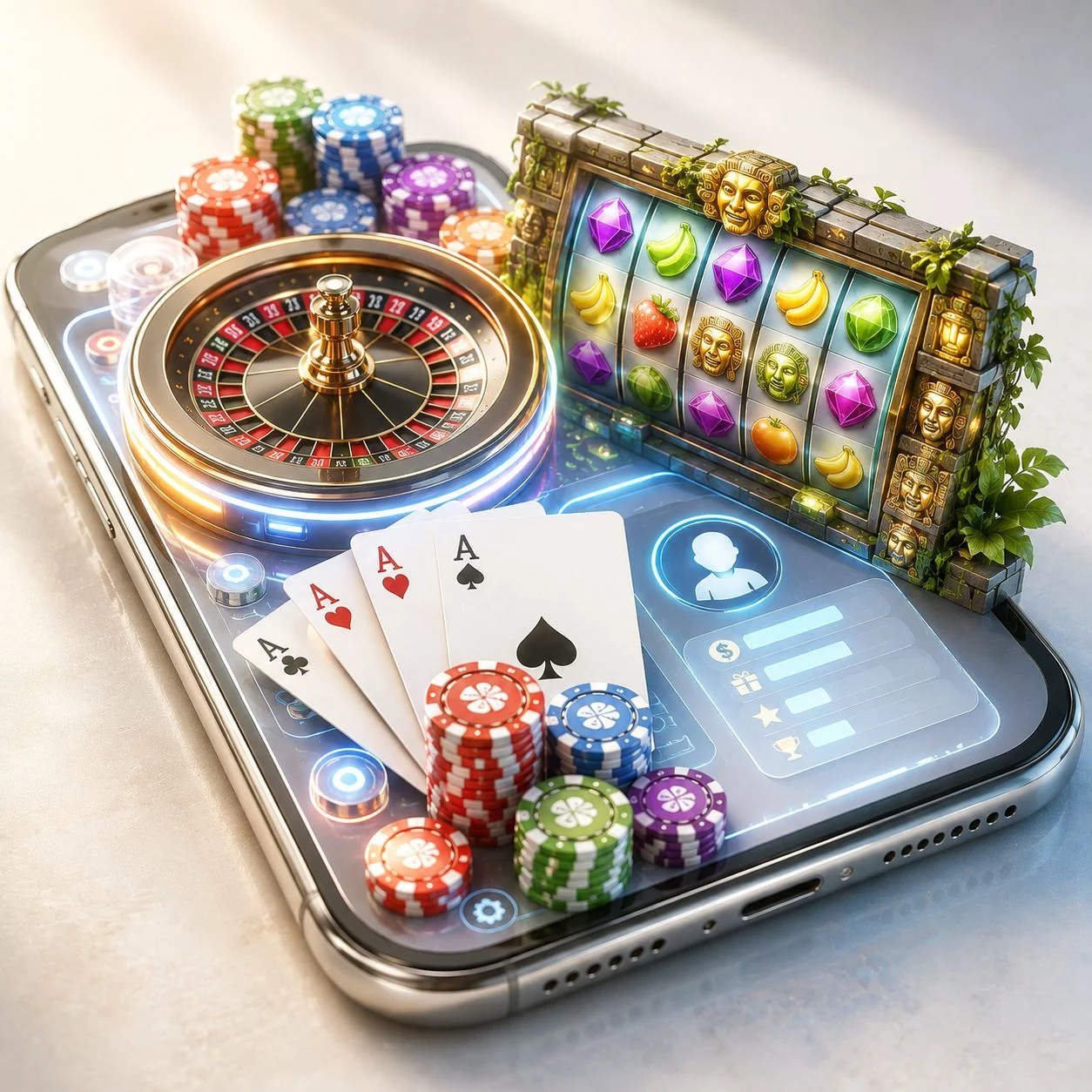 توفر أفضل تطبيقات الكازينو تجربة كازينو متكاملة بين يديك، لتستمتع باللعب في أي وقت ومن أي مكان