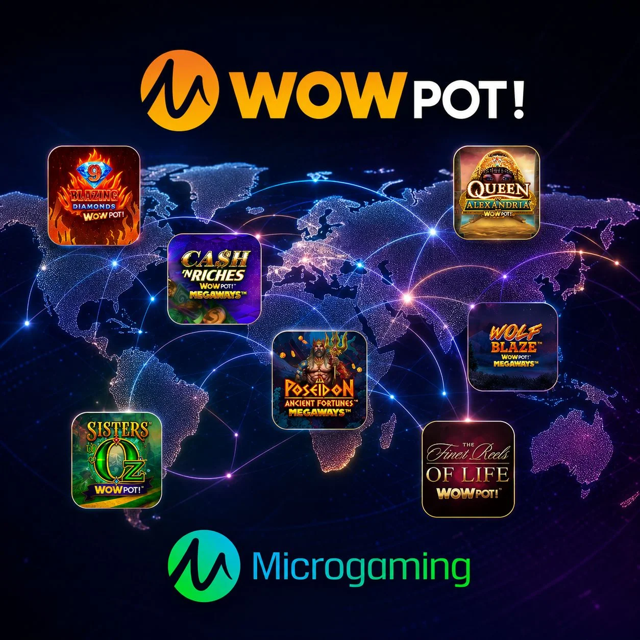 ألعاب سلوت  جاكبوت WowPot من Microgaming